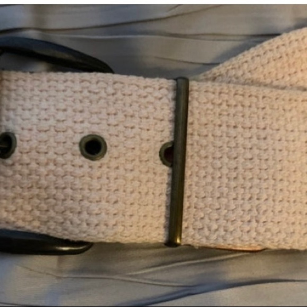 Peach Webbed Belt - Picture 7 of 7